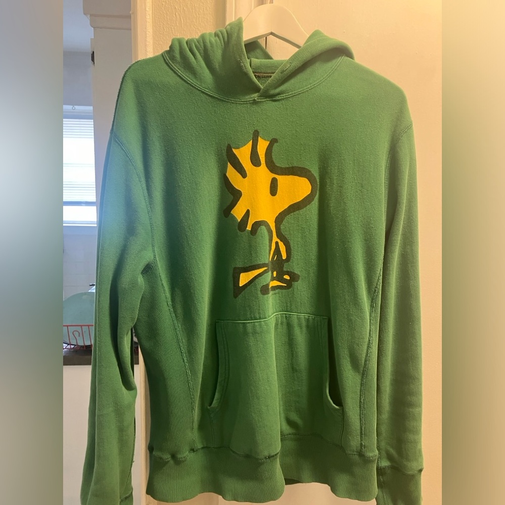 Champion / Todd Snyder Peanuts (Woodstock) Hooded Sweatshirt; Size: Large